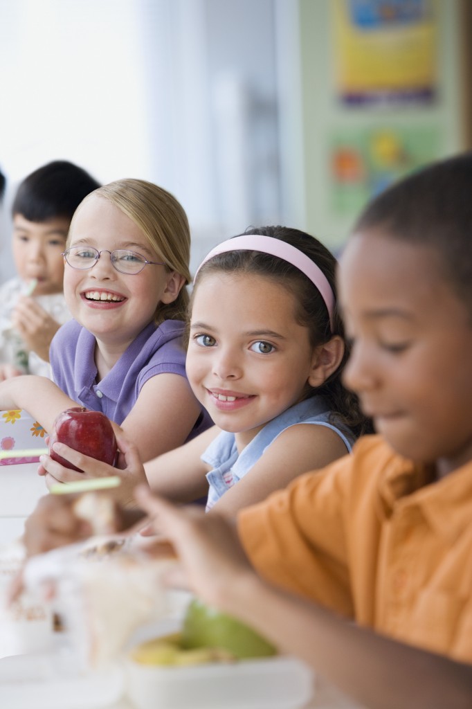 kids in lunch line - The Pear Dish