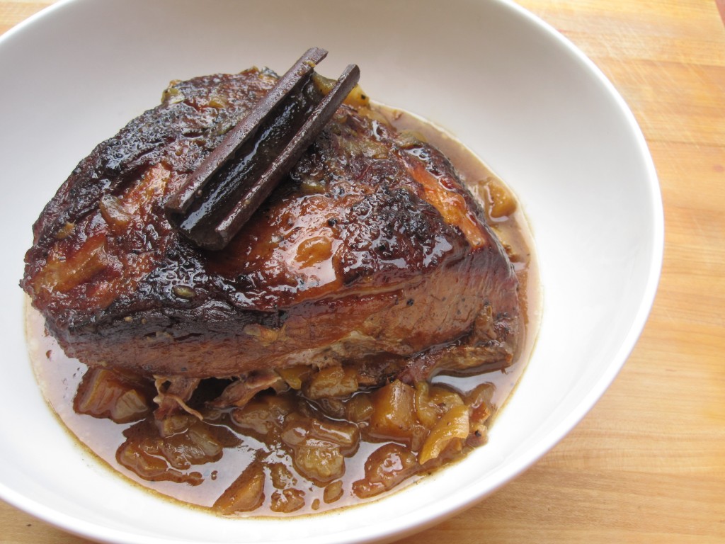 Braised Pork with Pears and Sherry Vinegar