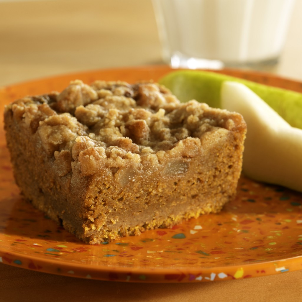 pear and pumpkin snack cake