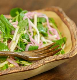 Watercress Pear Slaw