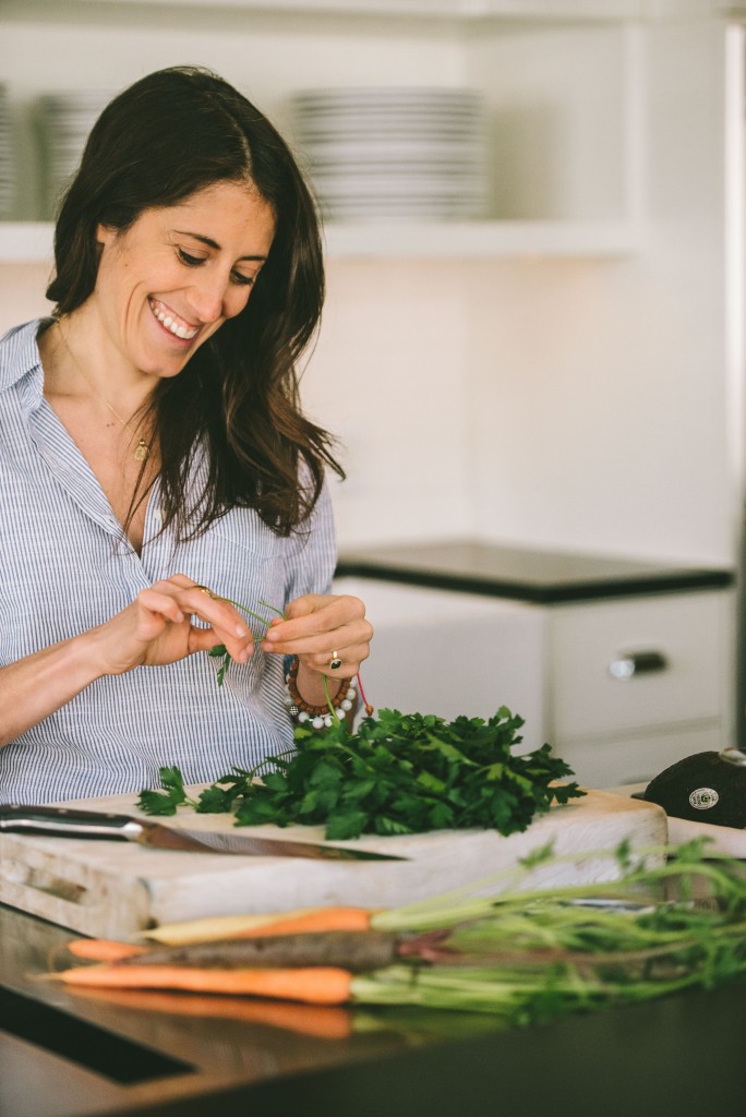 woman cooking in the kitchen