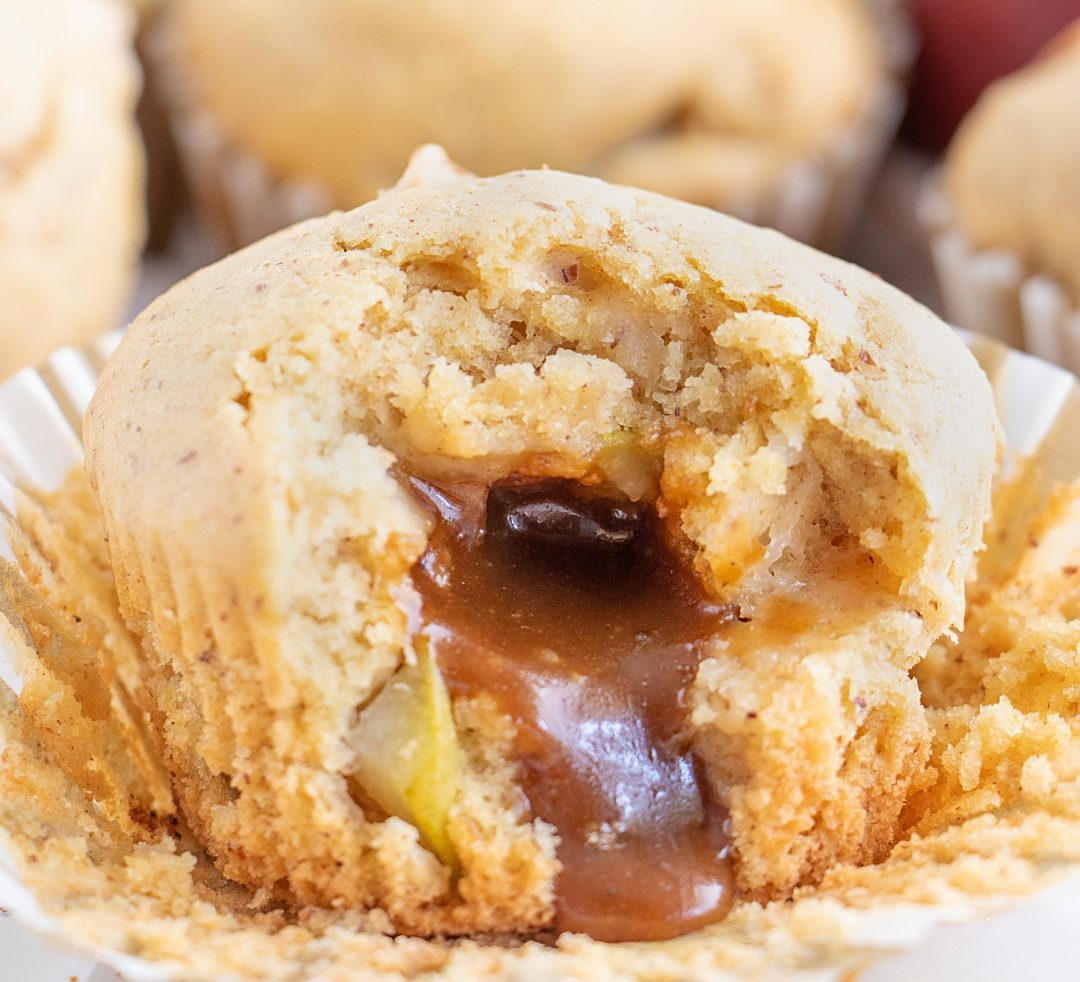 Vegan Salted Caramel Muffins - The Little Blog Of Vegan