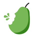 Green pear icon